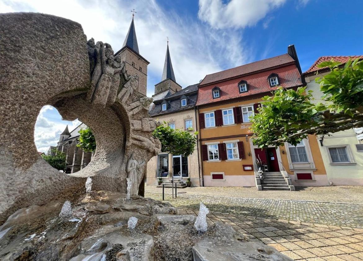Hotel Weinstube Am Markt Gerolzhofen Экстерьер фото